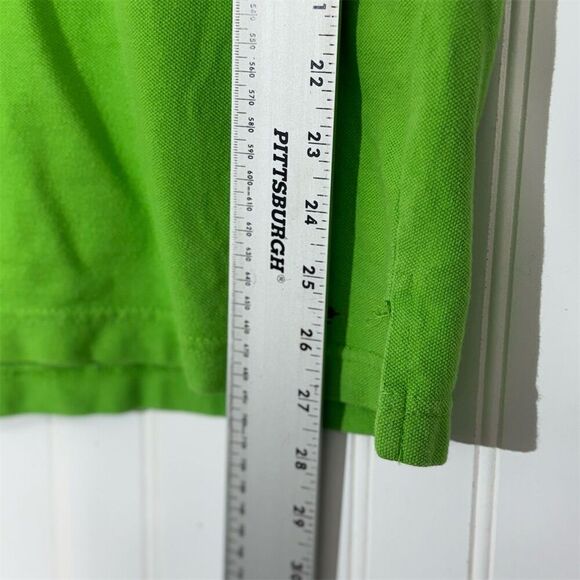 Southpole Polo Shirt Men’s M Neon Green Y2K 2000s Streetwear Skate Preppy Retro - Picture 6 of 8
